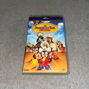 💙 An American Tail Fievel Goes West VHS Movie